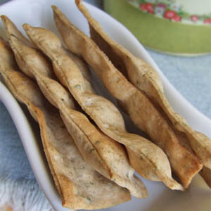 Crackers con le alghe e il ghee - Le alghe nelle ricette per le feste